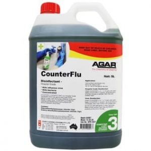 CounterFlu disinfection for fogger machine